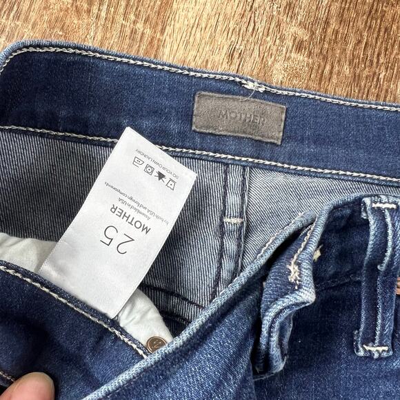 Mother the insider crop step fray jeans - Picture 5 of 6